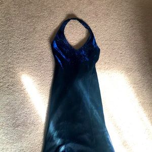 Jump Black dress with blue sparkles size 3/4